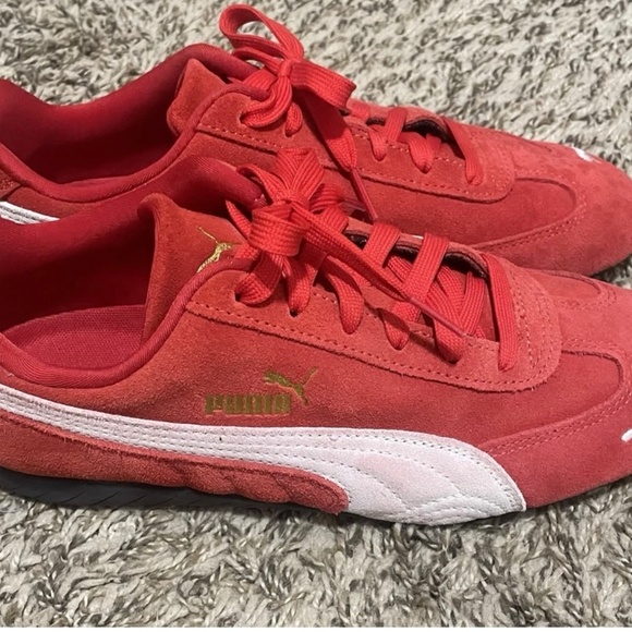 Puma speedcat OG sneakers Red/white sz 9 usa - Picture 3 of 8